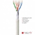 Kabel Skrętka Cat5e F/utp Drut Miedź Lszh 305m Szara