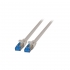 Patchcord Sftp 20m Cat6a Superflex Szary Na Kablu Cat7