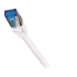 Patchcord Sftp 5m Cat6a Superflex Biały Na Kablu Cat7