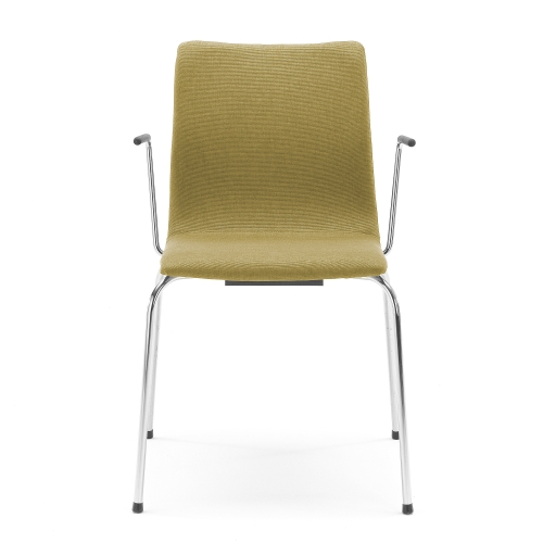 Krzesło konferencyjne OTTAWA <span>Podłokietniki, oliwkowy, chrom</span> AJ Produkty