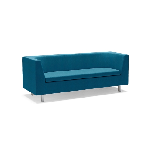 Sofa 3-osobowa EDGE Tkanina Repetto, błękit aqua AJ Produkty