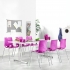 Krzesło do stołówki JUNO <span>Fioletowy</span> AJ Produkty