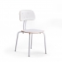 Krzesło szkolne YNGVE 4 nogi, biały, biały, 460 mm AJ Produkty