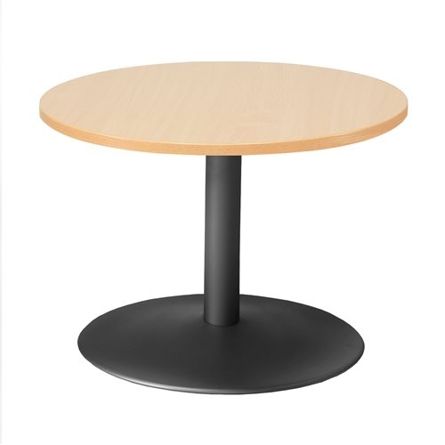 Stolik kawowy MONTY, Ø700 mm, buk, czarny AJ Produkty BM